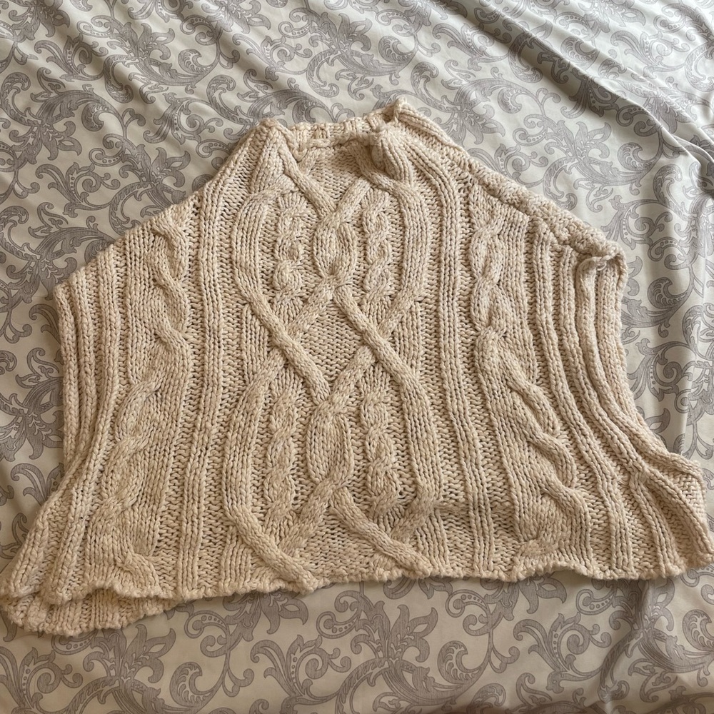 Free people cream turtleneck sweater xs